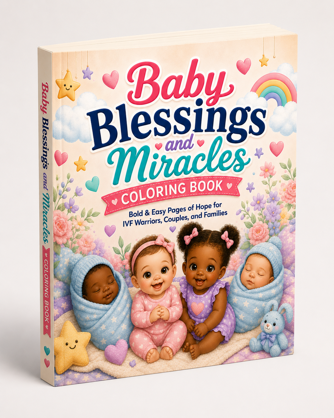 Baby Blessings and Miracles Coloring Book by Marenda